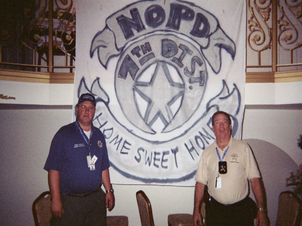 Chaplain Terry Morgan 
Temporary Police Department
New Orleans after Katrina